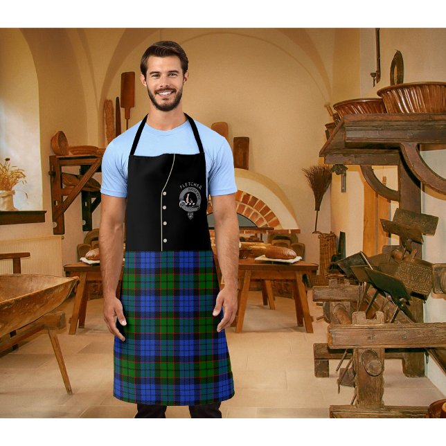 Fletcher Clan Abzeichen & Tartan Kilt Schürze (Von Creator hochgeladen)