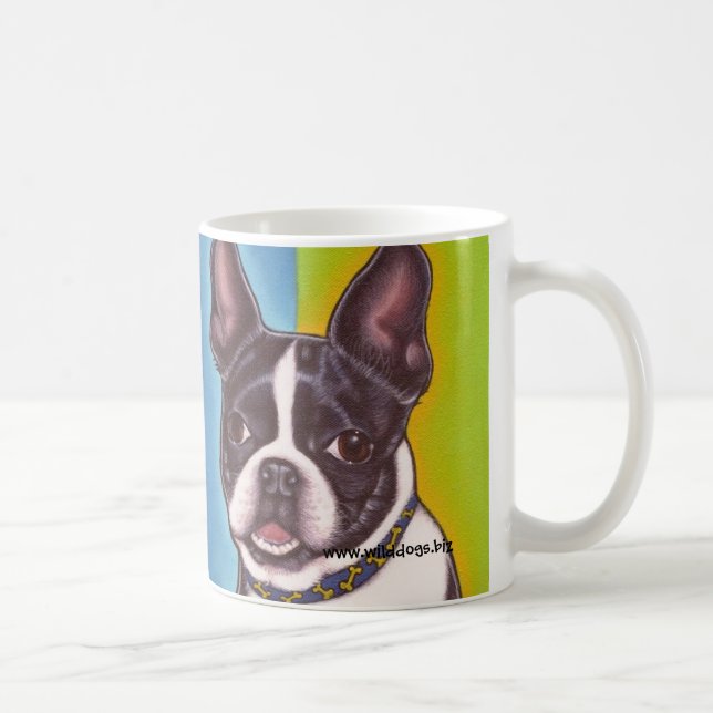 Fletcher la tasse de Boston Terrier (Droite)