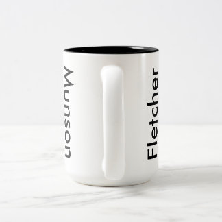 Fletcher Munson Kurve 15 Unze-Kaffee-Tasse Zweifarbige Tasse