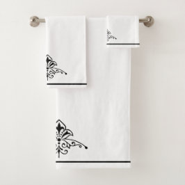 Fleu De Lis Badhandtuch Set