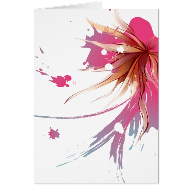 Fleur Abstraite d'Hibiscus (Devant)