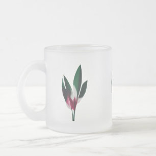 Fleur Abstraite moderne - Élégante Mug en verre dé