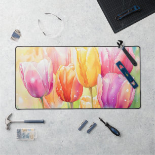 Fleur Aquarelle Ressort Jardin Tulip