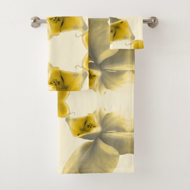 Fleur artistique dans les tons jaunes (En situation)
