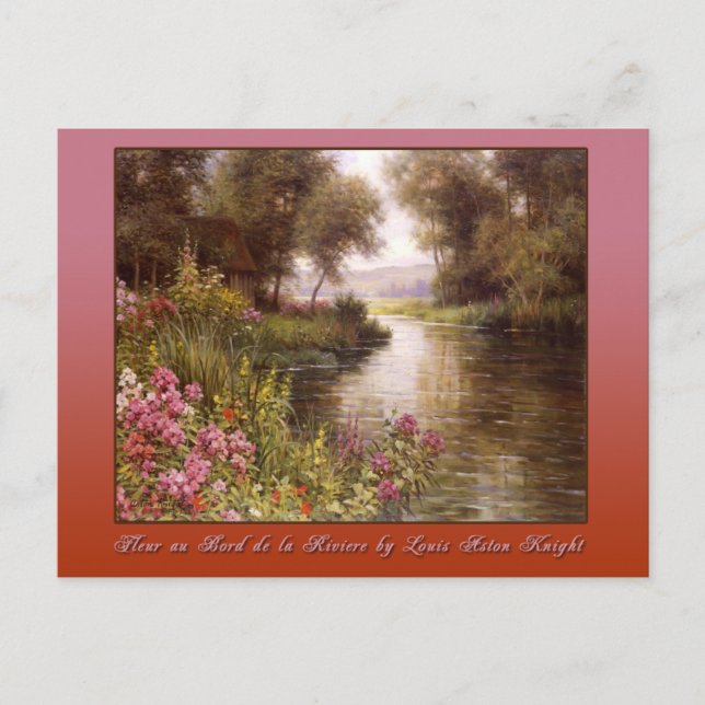 Fleur au Bord de la Riviere Postkarte (Vorderseite)