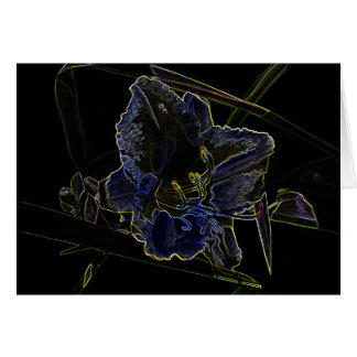 Fleur au néon de Daylily de lueur
