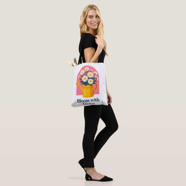 Fleur avec Sac fourre-tout de grâce (Sur le modèle)