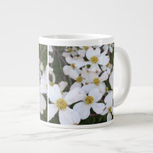 Fleur blanche Fleur de bois de chien Mugs personna