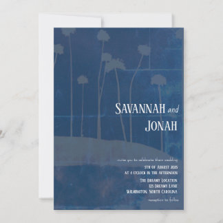 Fleur Bleue Art Faire-part de mariage unique