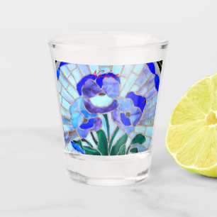 Fleur bleue en verre tendu Thunder_Cove