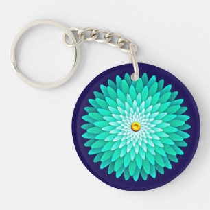 Fleur bleue Mandala-68566