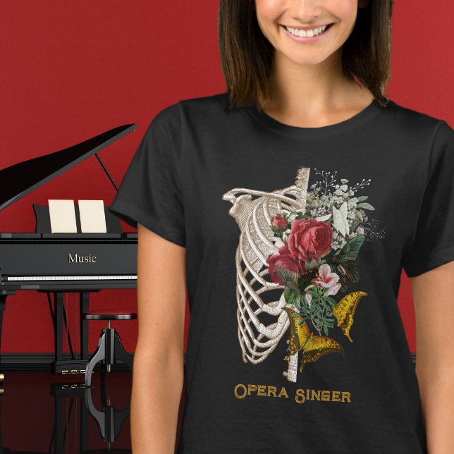 Fleur Bones Opera Singer T-Shirt personnalisable (Créateur téléchargé)
