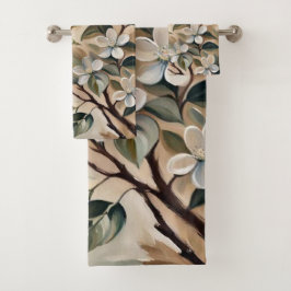 Fleur Branche 13 Serviettes de bain