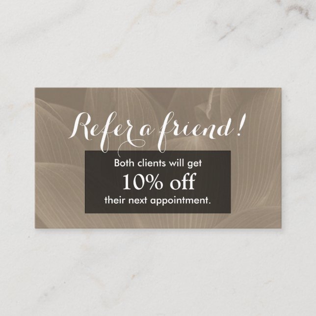 Fleur Brown élégante de la carte | Lotus de (Devant)