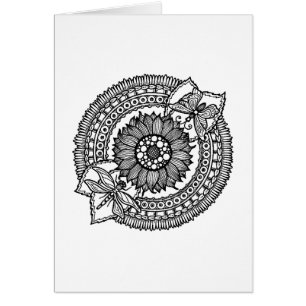 Fleur dans le mandala
