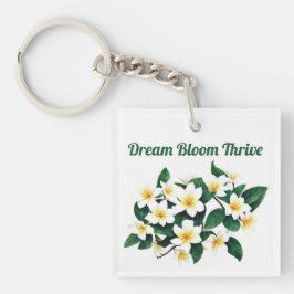 Fleur d'aquarelle Frangipani blanc