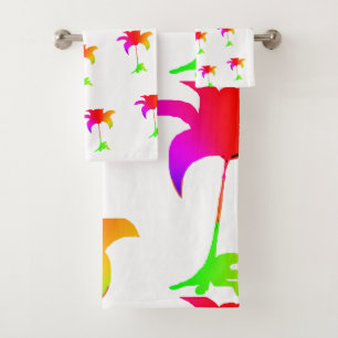 Fleur de arc-en-ciel Blanc