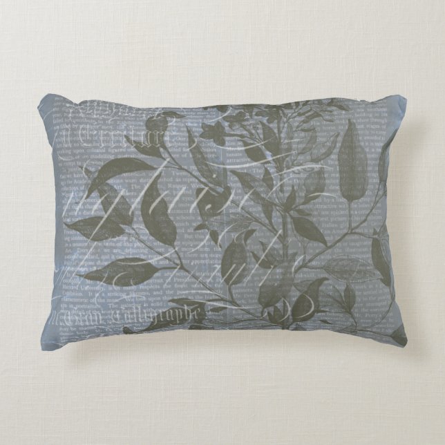 Fleur de Bleu I Dekokissen (Vorderseite)