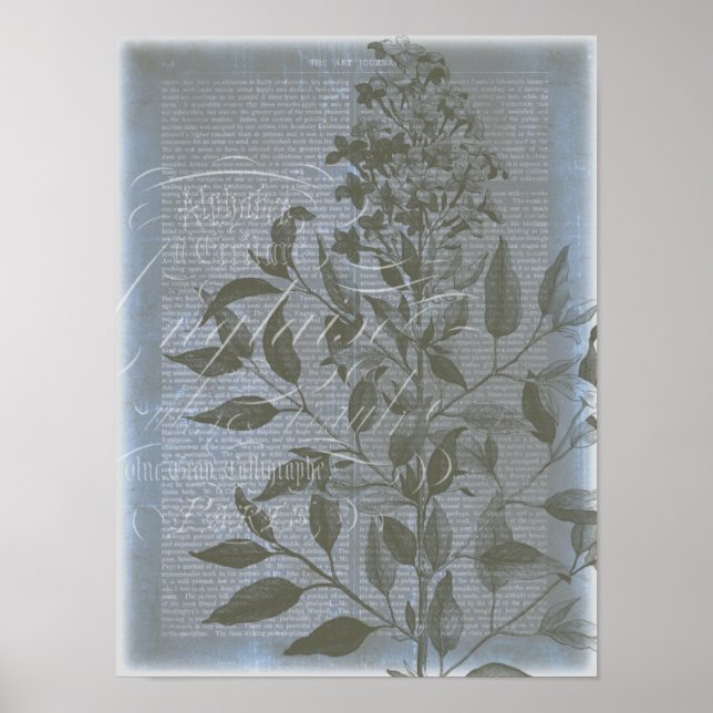 Fleur de Bleu I Poster (Vorne)