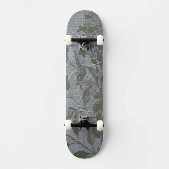 Fleur de Bleu I Skateboard (Vorderseite)