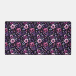 Fleur de chalet foncé en Aquarelle violette et ros