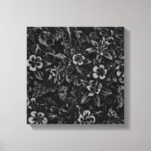 Fleur de colonnette blanche noire Colorado toile e