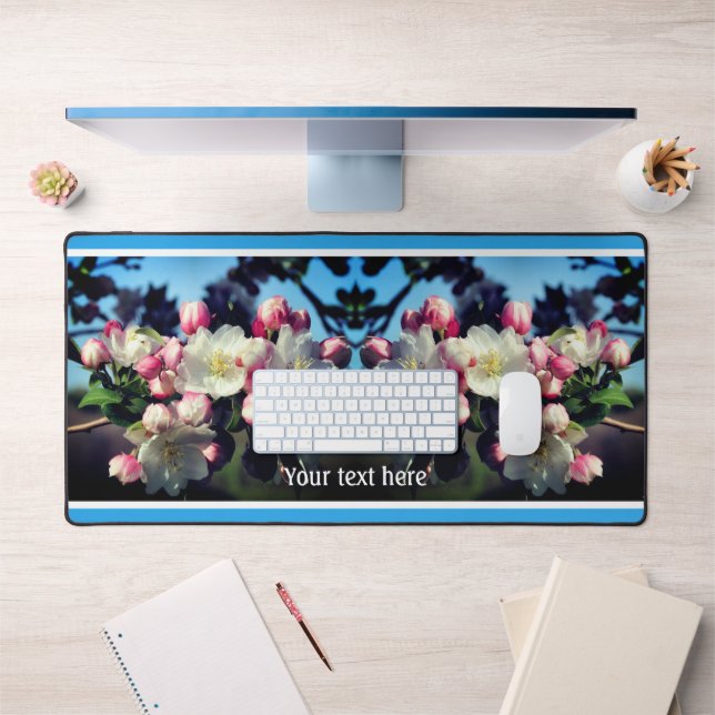 Fleur de crabe printanière fleurs personnalisées (Bureau 1)