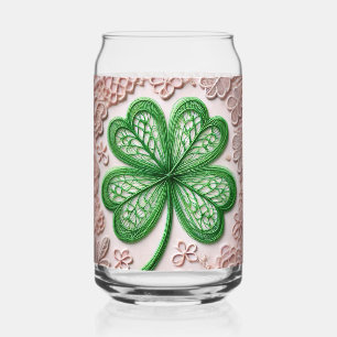 Fleur de dentelle coquette trèfle Saint-Patrick 