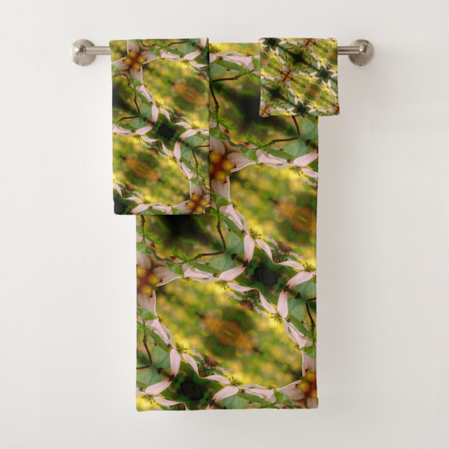 Fleur de Dogwood sauvage fleurit Motif Abstrait (En situation)