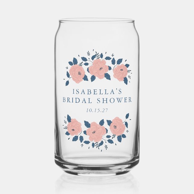 Fleur de Jardin Bleu Cadeau Personnalisé pour Baby (Recto)