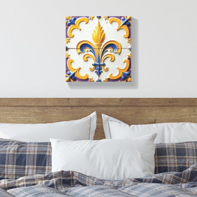 Fleur de la Couronne Leinwanddruck (Insitu (Schlafzimmer))