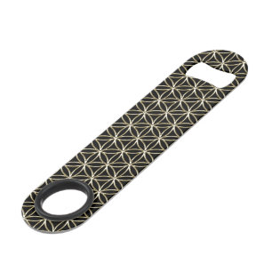 Fleur de la vie - motif d'or blanc