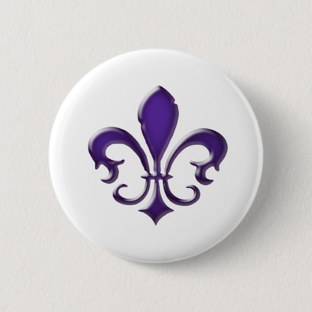 Fleur-de-Lis-1 Button (Vorderseite)