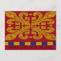 Fleur De Lis, ajouter du texte, Carte postale