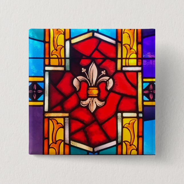 Fleur-de-lis Button (Vorderseite)