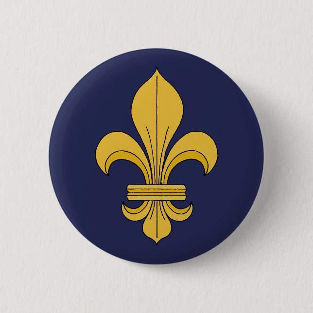 Fleur-de-lis Button (Vorderseite)