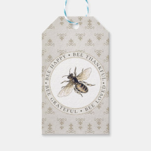 Fleur De Lis Elegantes Honigbiene Dankeschön-Anhän Geschenkanhänger