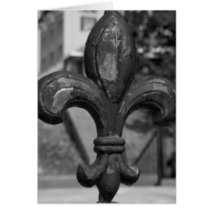 Fleur de lis en fer forgé