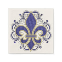Fleur de Lis Feine Vintage Blumendekoration