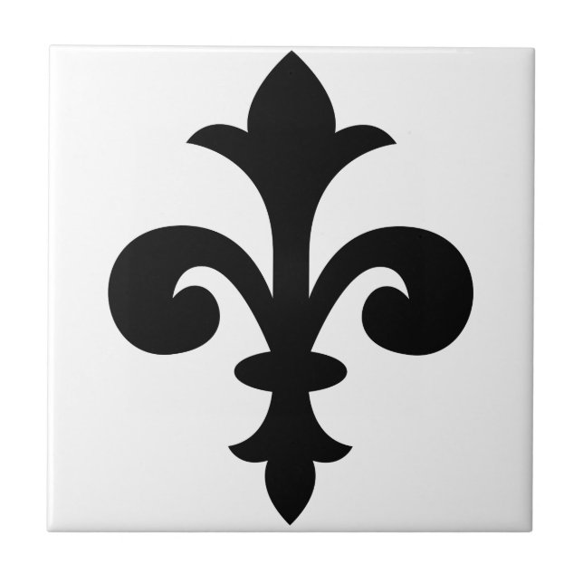 Fleur-De-Lis Fliese (Vorderseite)