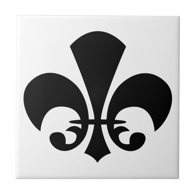 Fleur-De-Lis Fliese (Vorderseite)