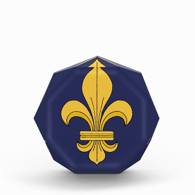 Fleur-de-lis Fotoblock (Vorderseite)