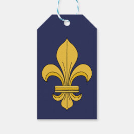 Fleur-de-lis Geschenkanhänger
