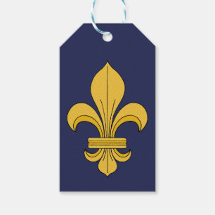 Fleur-de-lis Geschenkanhänger