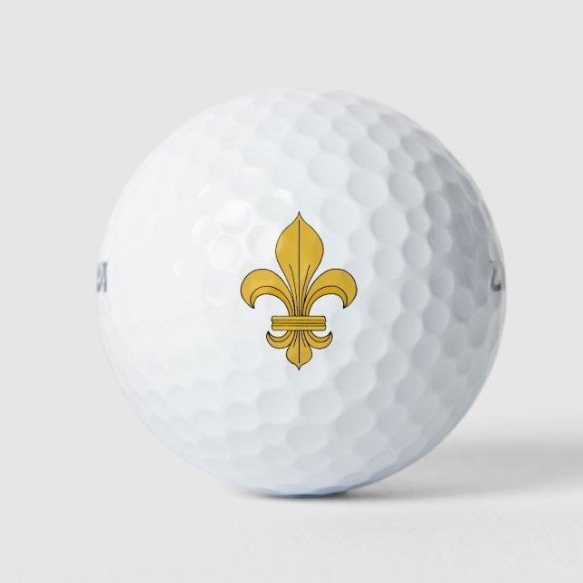 Fleur-de-lis Golfball (Vorderseite)