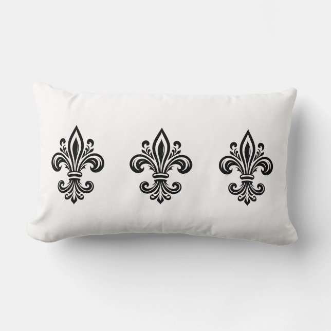Fleur De Lis Kissen (Vorderseite)