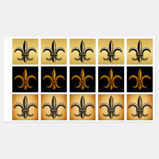 Fleur De Lis Lebels Etiketten
