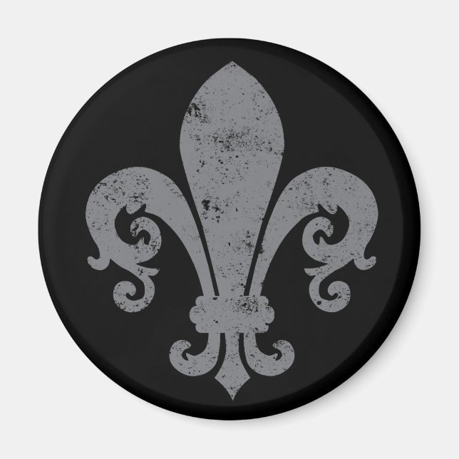 Fleur-de-lis Magnet (Vorne)