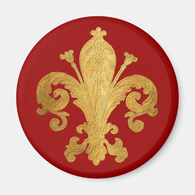 Fleur-de-lis Magnet (Vorne)
