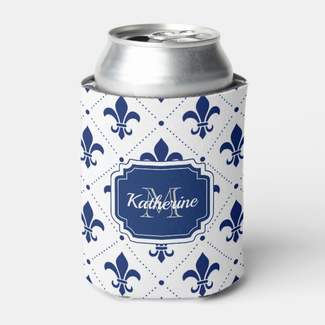 Fleur-de-lis-Muster Dosenkühler (Kanne Vorderseite)